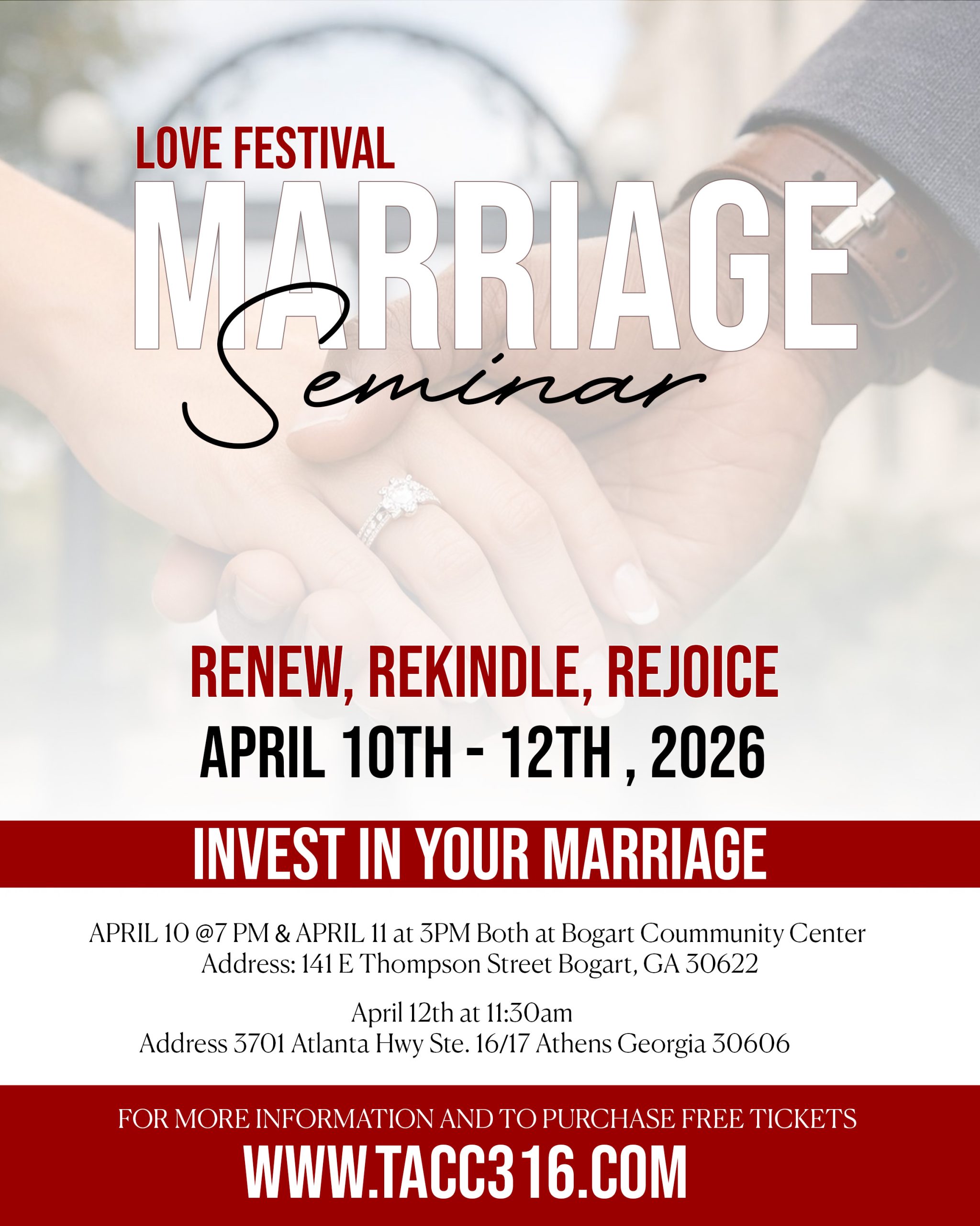 Marriage Seminar Athens Georgia